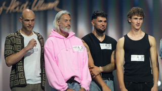 Vom Kindergarten auf den Laufsteg: Die ersten Männer der neuen Staffel