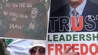 Exil-Iraner fordern in Hamburg Regimewechsel