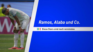 Ramos, Alaba und Co.: Diese Stars sind noch vereinslos