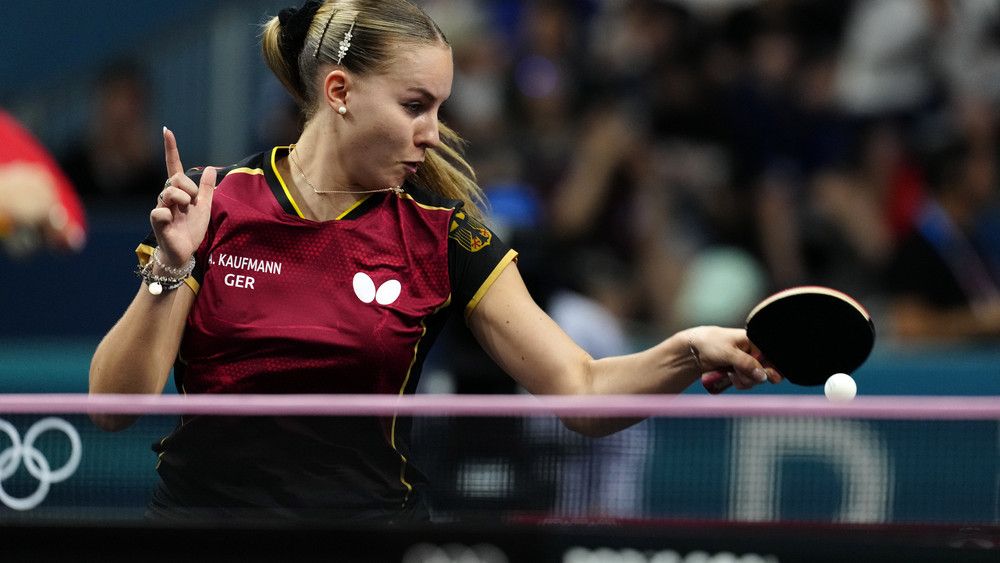 Annett Kaufmann wurde erst verletzungsbedingt nachnominiert und sicherte den Tischtennis-Frauen das Halbfinale.