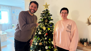 Der früheste Weihnachtsbaum der Welt steht in Schöneck