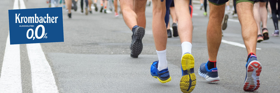 Mit "Krombacher 0,0%" zum Frankfurt Marathon