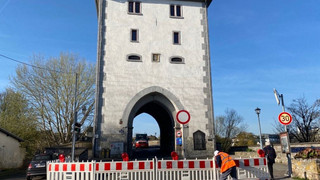 Alte Lahnbrücke in Limburg gesperrt