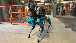 "Energy Dog" in Offenbach: Roboter-Hund meldet Gefahren im Kraftwerk