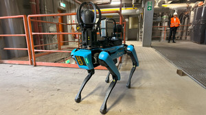 "Energy Dog" in Offenbach: Roboter-Hund meldet Gefahren im Kraftwerk