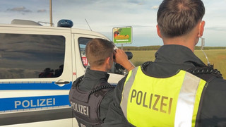 Den Dieben auf den Fersen: Neue Polizeikontrolle in Brandenburg
