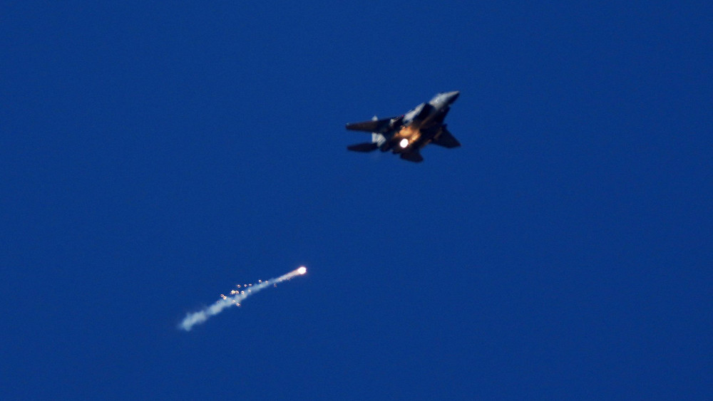 Kampfflugzeug der israelischen Luftwaffe