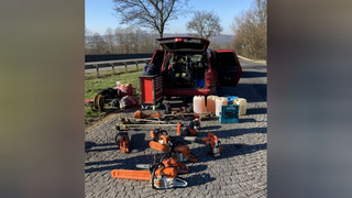 Auto mit Diebesgut bei Burghaun gestoppt