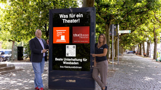 Wiesbaden: thalhaus und Theater im Pariser Hof werben gemeinsam