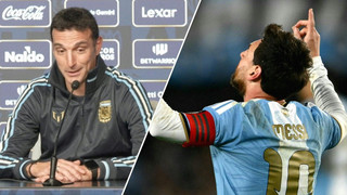 Scaloni huldigt Messi: "Er hat einfach Aura"
