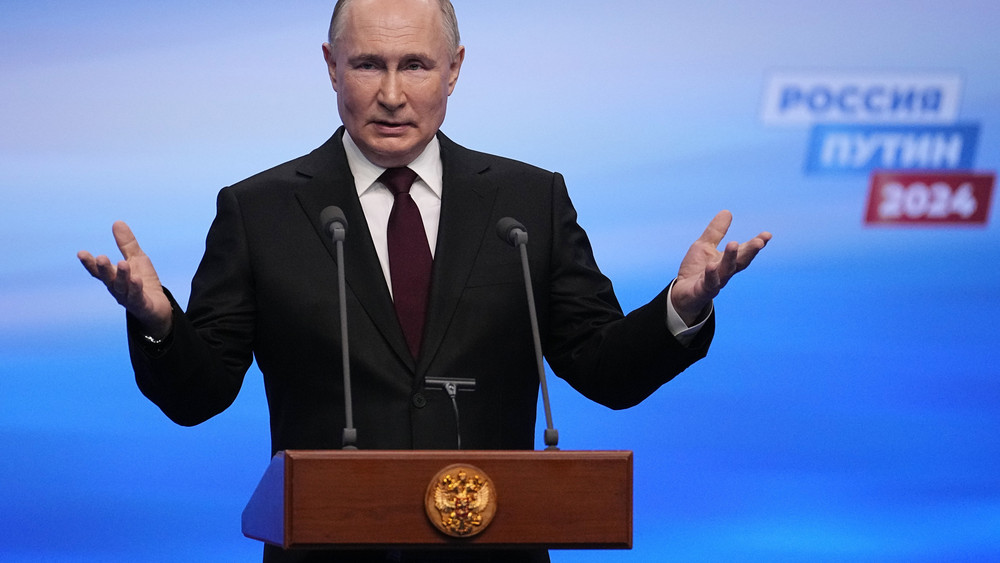 Das Ergebnis stand von vornherein fest: Nach drei Tagen Wahl hat Amtsinhaber Putin die Abstimmung mit knapp 87 Prozent der Stimmen gewonnen.