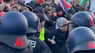 Polizei im Großeinsatz: Propalästinensische Demo in Leipzig