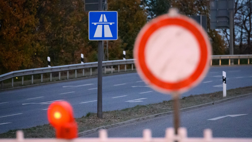 Sperrung Autobahn