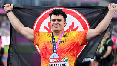 Eintracht-Frankfurt-Hammerwerfer Merlin Hummel mit EM-Bronze