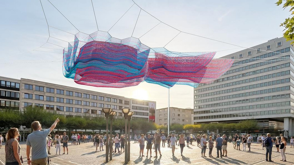 So soll das Kunstwerk auf der Konstablerwache aussehen.