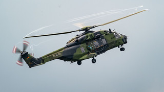 Bundeswehr setzt in der Nordeifel Löschhubschrauber ein