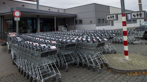 Dreiste Diebe in Maintal: Rund 450 Einkaufswagen geklaut