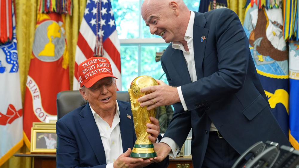 Donald Trump und Gianni Infantino 