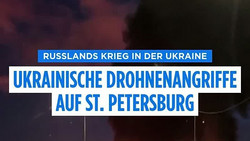 Drohnenattacken : Ukraine greift Sankt Petersburg an