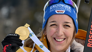 Franziska Preuß triumphiert mit Verfolgungs-Gold bei der Biathlon-WM