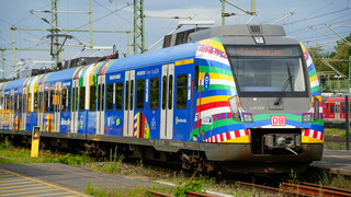 Neue S-Bahn im Design der Fußball-EM künftig in Rhein-Main unterwegs