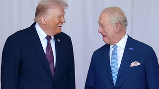 Trump beim König: Kate bekommt Kompliment - Proteste draußen