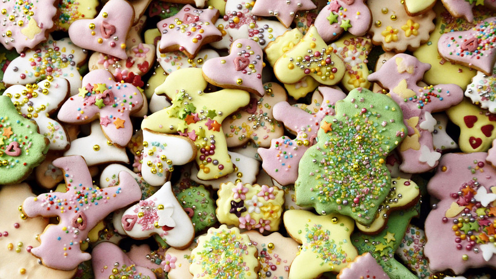 Bunte Osterplätzchen