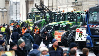 Bauernproteste: Zehntausende Traktoren setzen kraftvolles Zeichen