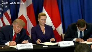 Konflikt um Arktisinsel: Grönland, Dänemark und USA unterzeichnen Abkommen