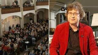 Live-Musik statt Kommentatoren: Public Viewing in der Kirche