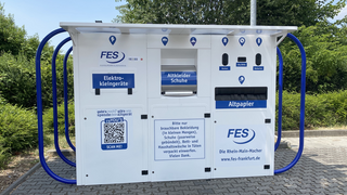Eine Insel für Wertstoffe: Neuer All-in-one Müllcontainer in Frankfurt