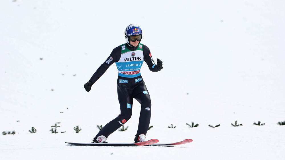 Skispringer Andreas Wellinger wurde in Wisla Dritter (Archivbild).