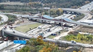 Darmstädter Kreuz: Nordbrücke ist fertig