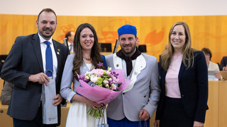 Eine Woche vor Start: Hessentagspaar aus Pfungstadt besucht Landtag