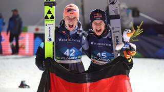 Skispringer Wellinger und Geiger holen Medaillen bei WM in Slowenien
