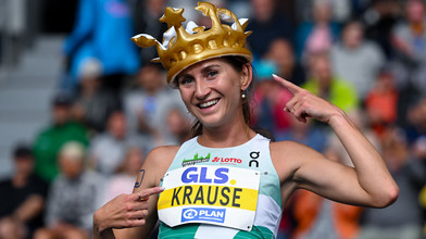 Leichtathletik: Gesa Krause holt DM-Titel und knackt Rekord
