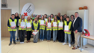 Pflaster und andere Aua: Schulsanitätsdienst in Hilders