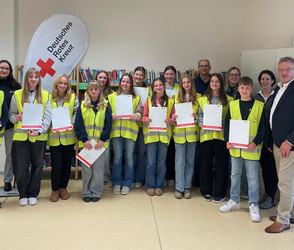 Pflaster und andere Aua: Schulsanitätsdienst in Hilders