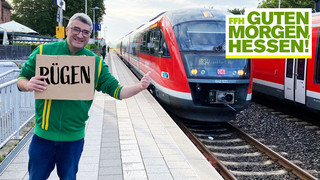 Mit wieviel Zügen nach Rügen: Dummfrager testet 9-Euro-Ticket