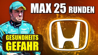 Nervenschäden-Risiko: Alonso schafft max. 25 Runden im Aston