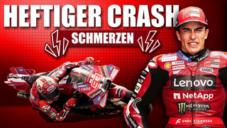 Starke Schmerzen! MotoGP-Crash mit Folgen für Marc Marquez