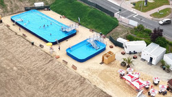 Gegen die Sommerhitze: Provisorisches Pop-Up Freibad