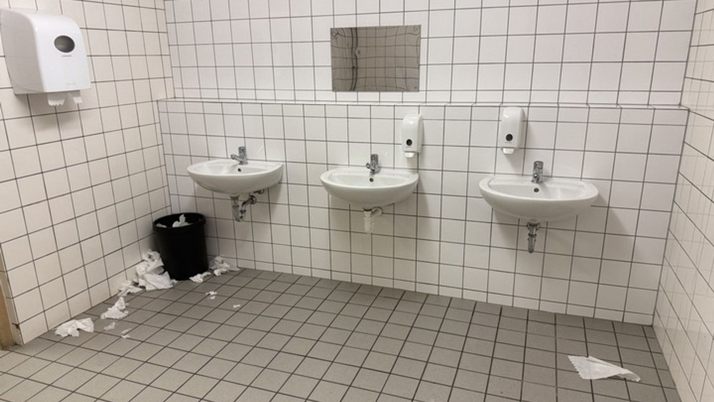 Schultoiletten der Ahnatal-Schule in Vellmar