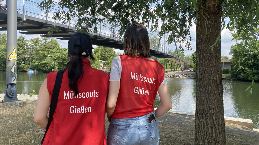 Die Müllscouts von hinten