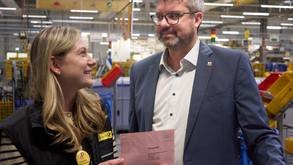 Probelauf für die Briefwahl in Rheinland-Pfalz
