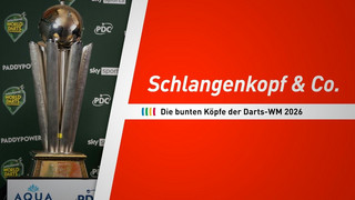 Schlangenkopf, Zauberer und "Opa Lim": Die bunten Köpfe der Darts-WM