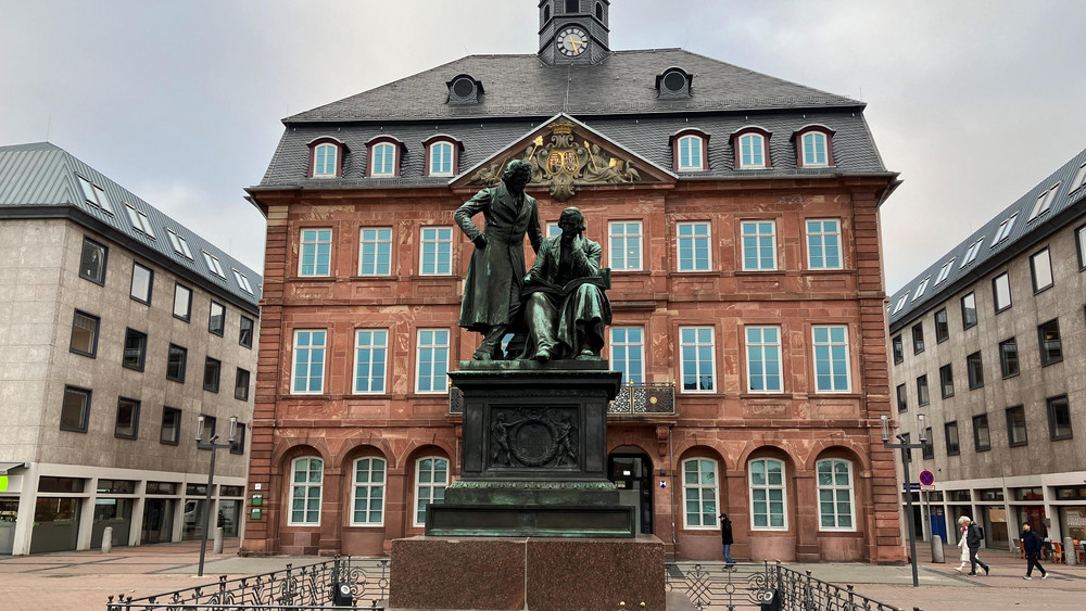 Das Neustädter Rathaus in Hanau