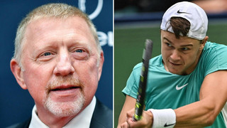 Zurück im Trainergeschäft: Boris Becker betreut Rune