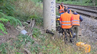 Sabotage-Verdacht bei Stuttgart: Kabel am Gleis zerschnitten