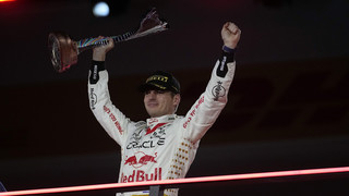 Formel 1 Pilot Max Verstappen gewinnt Rennen in Las Vegas
